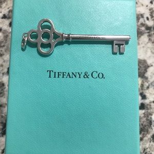 Authentic Tiffany & Co Key Pendant with box